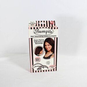 Vintage Y2K 2000s Bumpits Hair Accessory - Dark Brown/Black, Large & Small Sizes